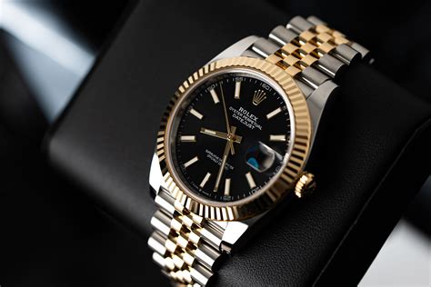 rolex datejust bicolor 41